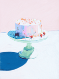 Cake Study II Art Print – Delicious Dessert Illustration for Kitchen & Dining Wall Décor, Archival Quality, Ready to Hang