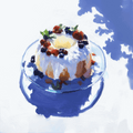 Bundt Cake Study Art Print – Dessert Illustration for Kitchen & Dining Wall Décor, Archival Quality, Ready to Hang