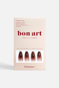 Berry Cocoa Drip | Soft & Durable Press-On Nails