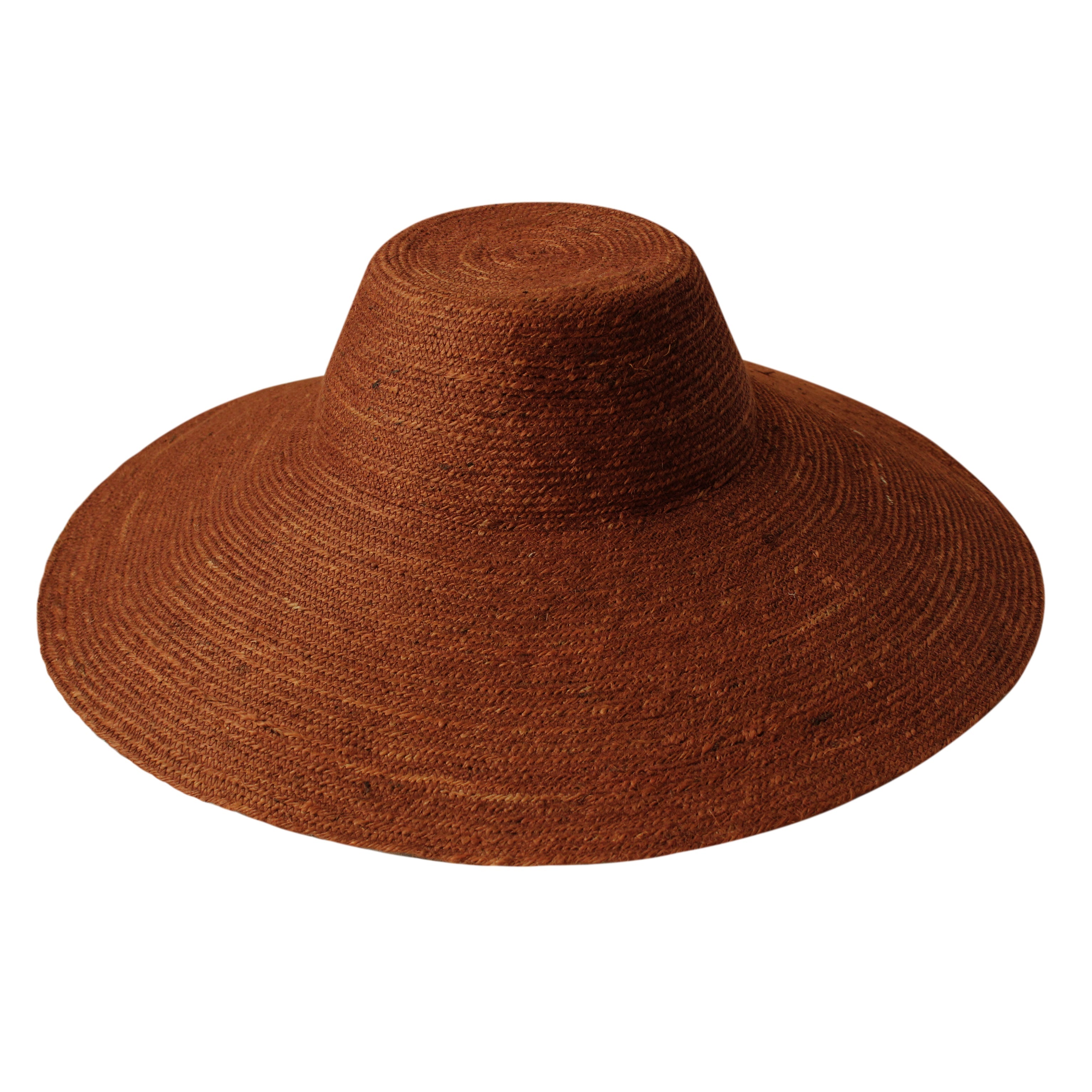 The Riri Burnt Sienna Jute Straw Hat