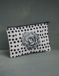 Succulent Polk-A-Dot Cosmetic Pouch