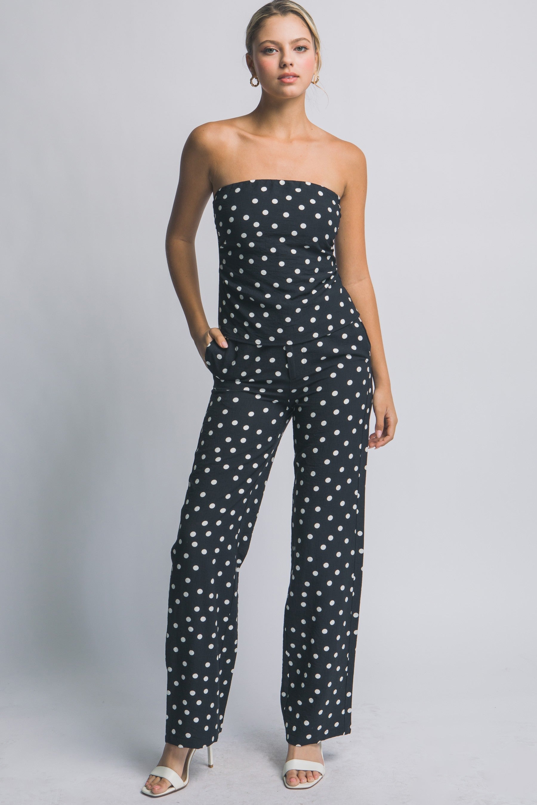 Ana Polka Dot Top