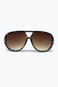 Tortoise Aviator Sunglasses with Gradient Lenses