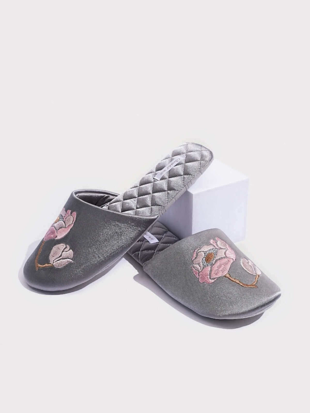 Soft Sole Floral Print Slippers
