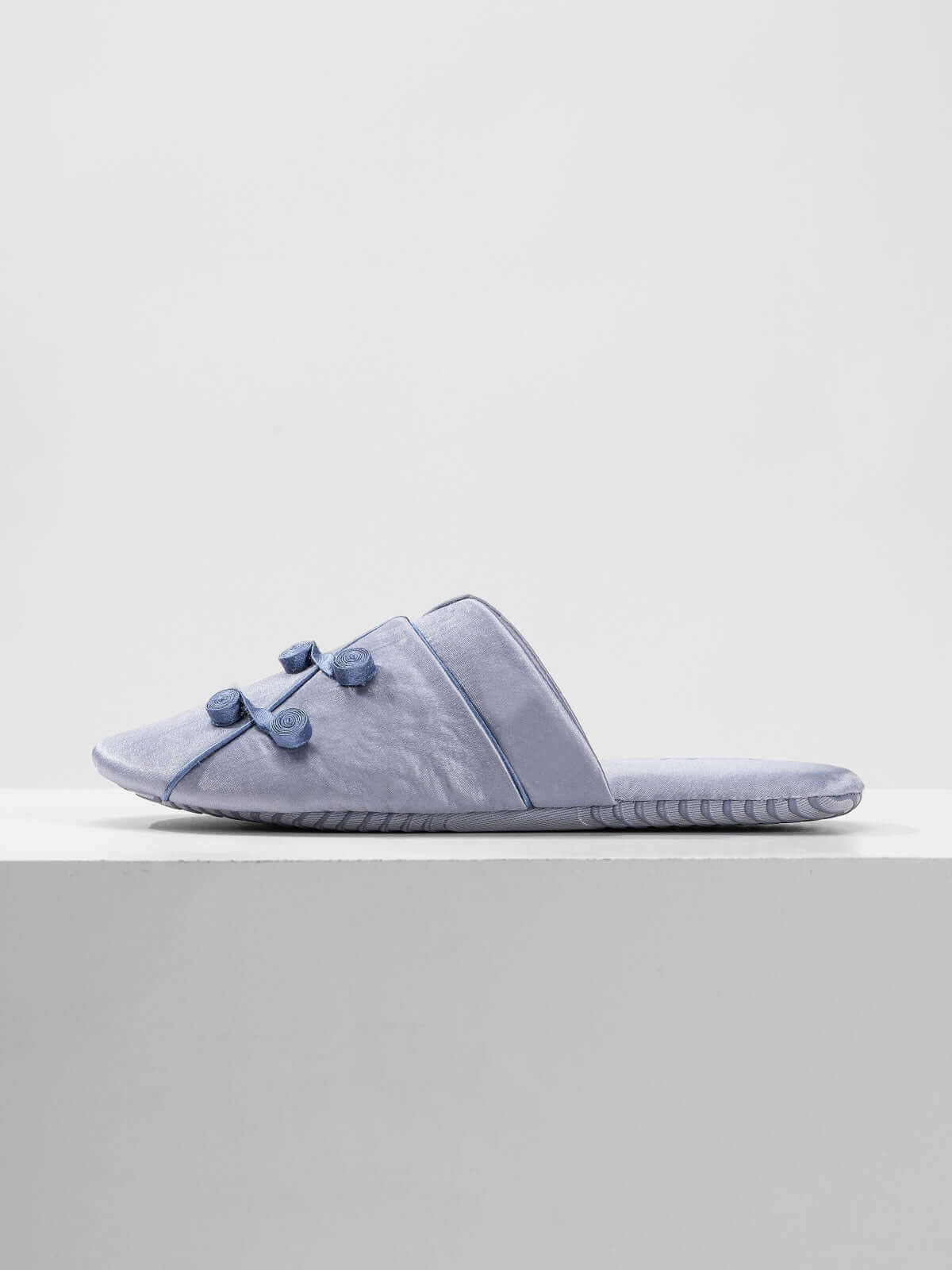 Qipao Collar Buckle Asian Style Slippers