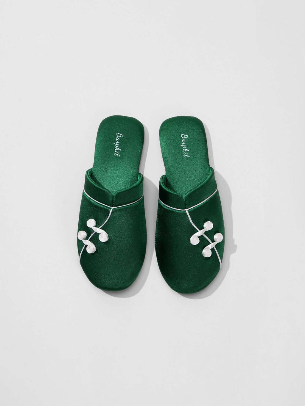 Qipao Collar Buckle Asian Style Slippers