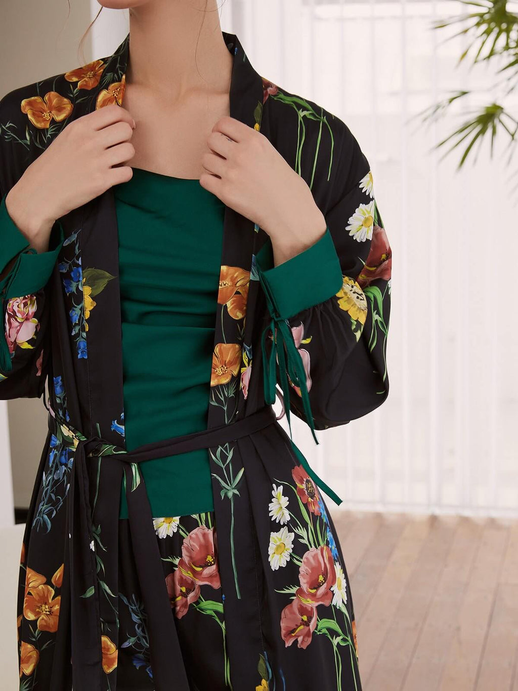 Floral Pajama Set 3 Pcs