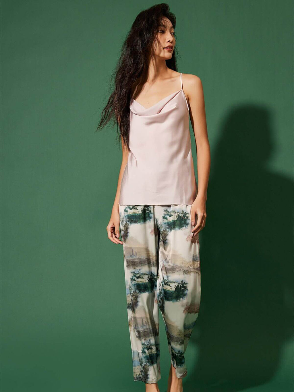 Landscape Pajama Set 3pcs Feather
