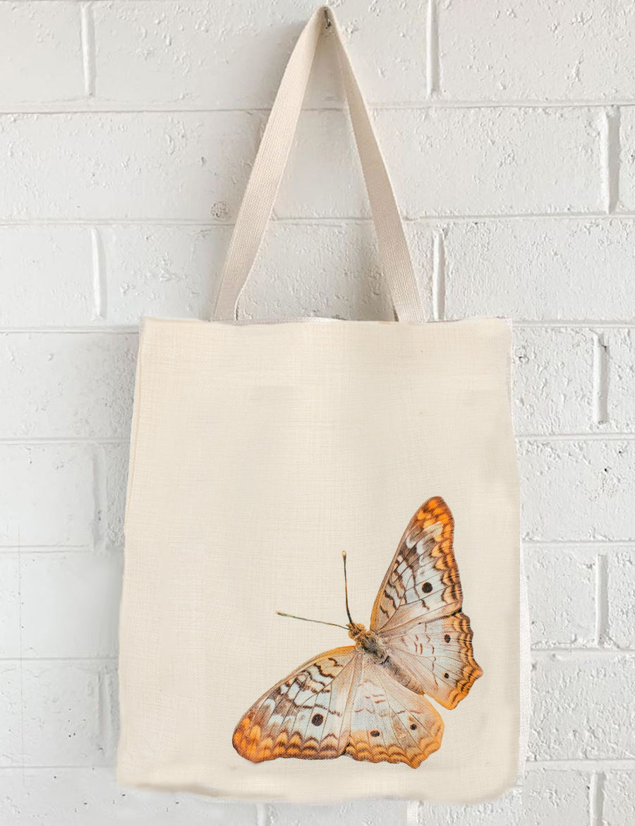 Orange Butterfly Tote
