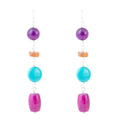 Prescott Blue Magnesite Sterling Silver Drop Earrings