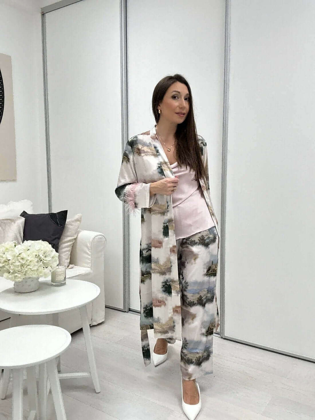 Landscape Pajama Set 3pcs Feather